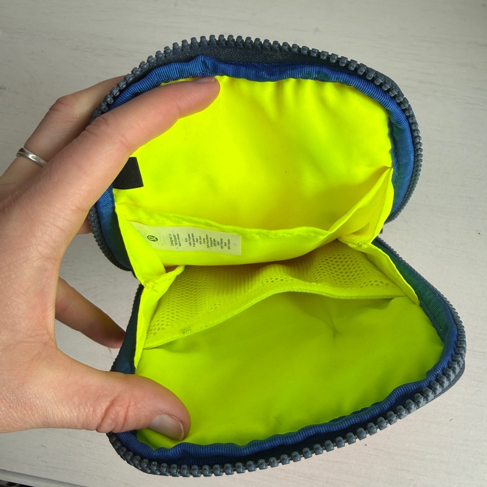 Lululemon Easy Access Crossbody Bag Pink Highlight Cerulean Blue Highlight Yello - Picture 12 of 12